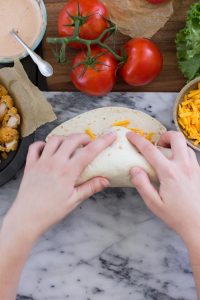 15 Minute Crispy TexMex Chicken Wraps  The Busy Budgeter